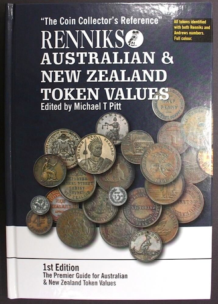 Renniks Australian & New Zealand Token Values Book 1st Edition Hardcover product image