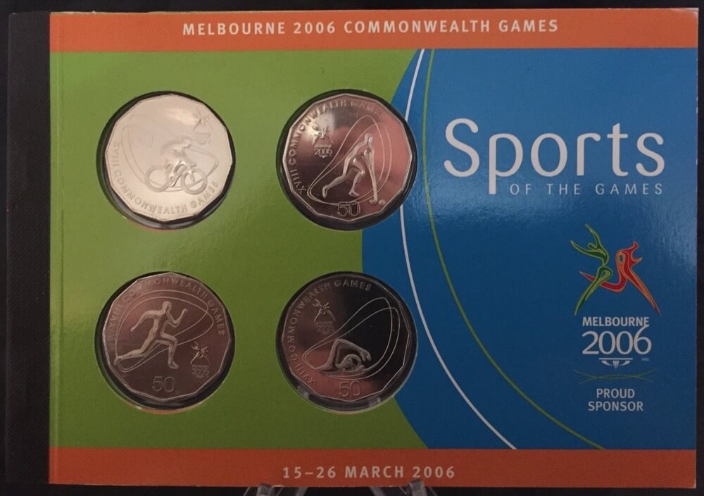 2006 Fifty Cent Four Coin Set Commonwealth Games product image