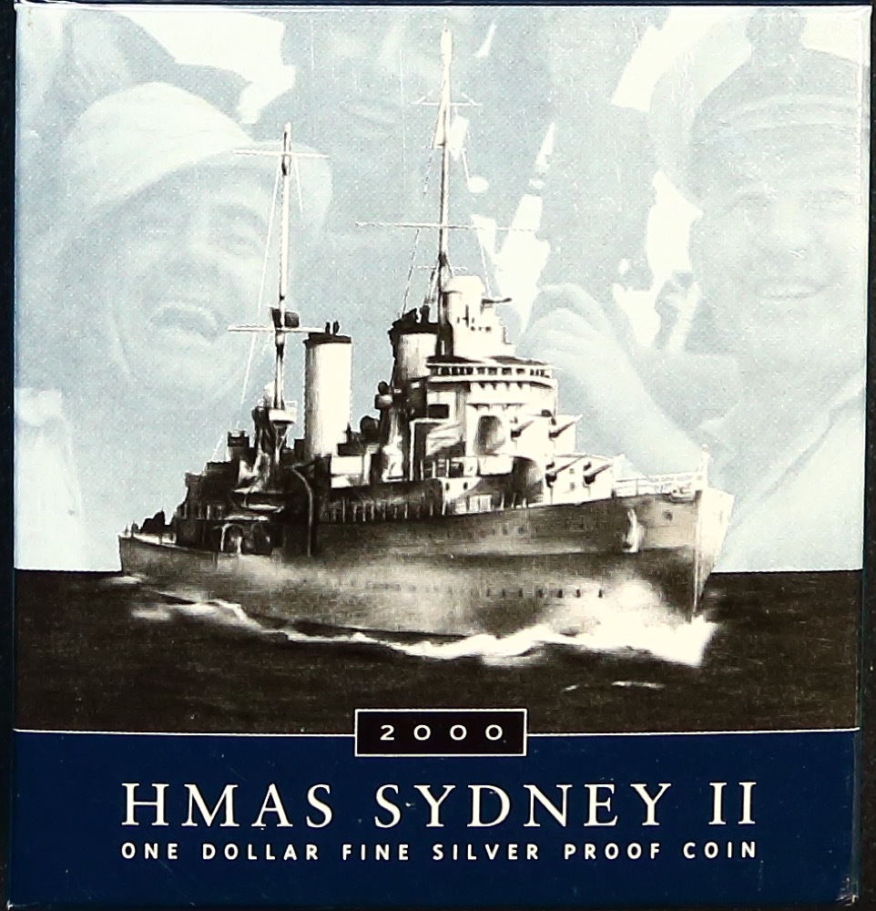 2000 One Dollar Silver Proof HMAS Sydney product image