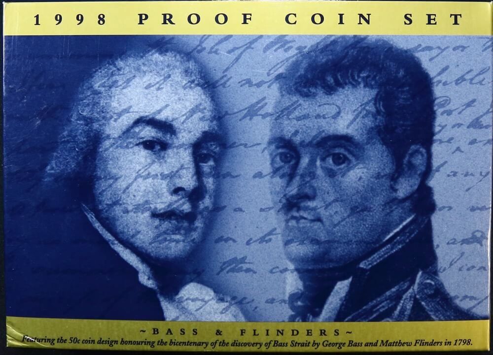 Australia 1998 Proof Coin Set Bass and Flinders product image