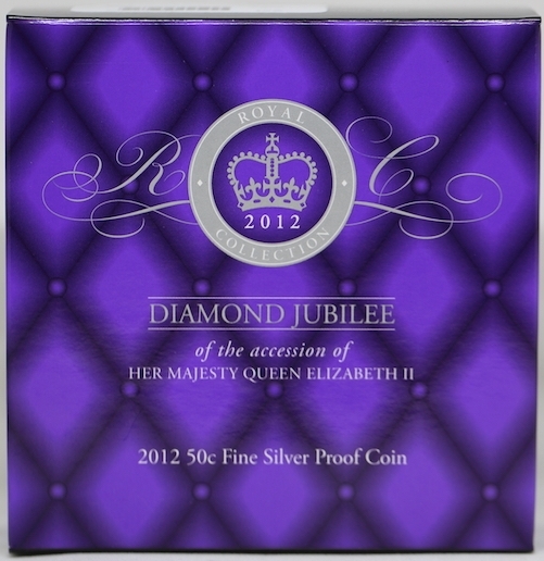 2012 50 Cent Silver Proof Coin Diamond Jubilee product image