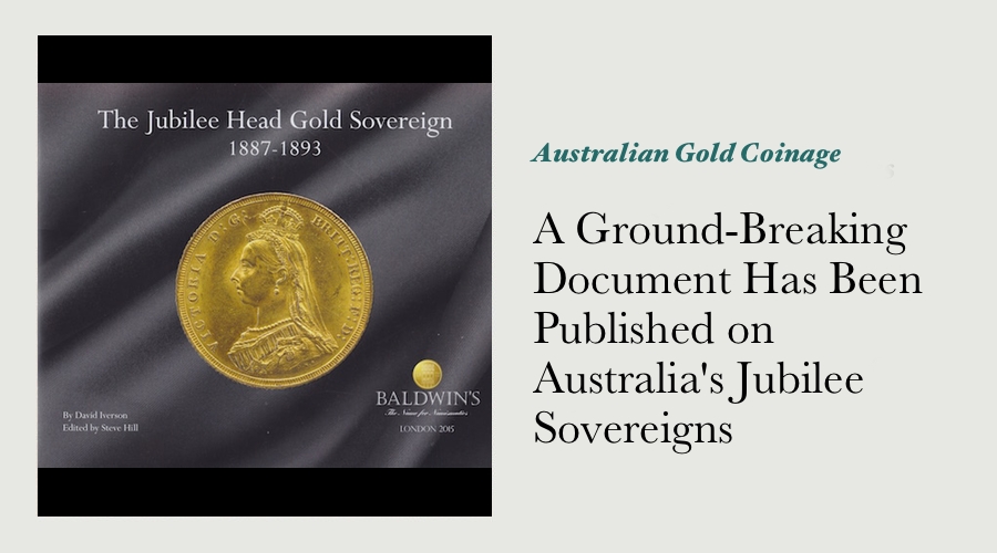A Ground-Breaking Document Has Been Published on Australia's Jubilee Sovereigns