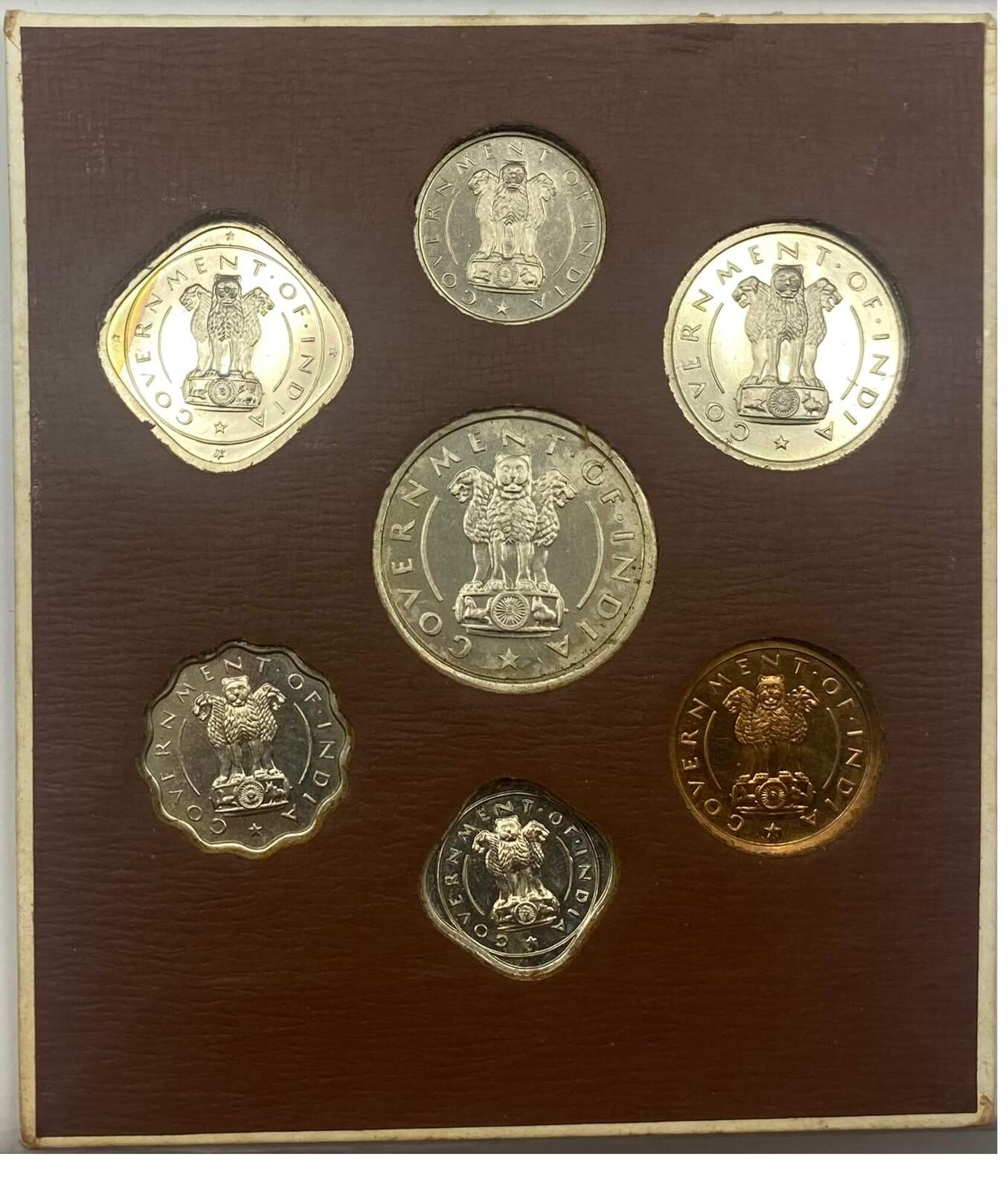 India (Republic) 1950 Proof Coin Set | Sterling & Currency