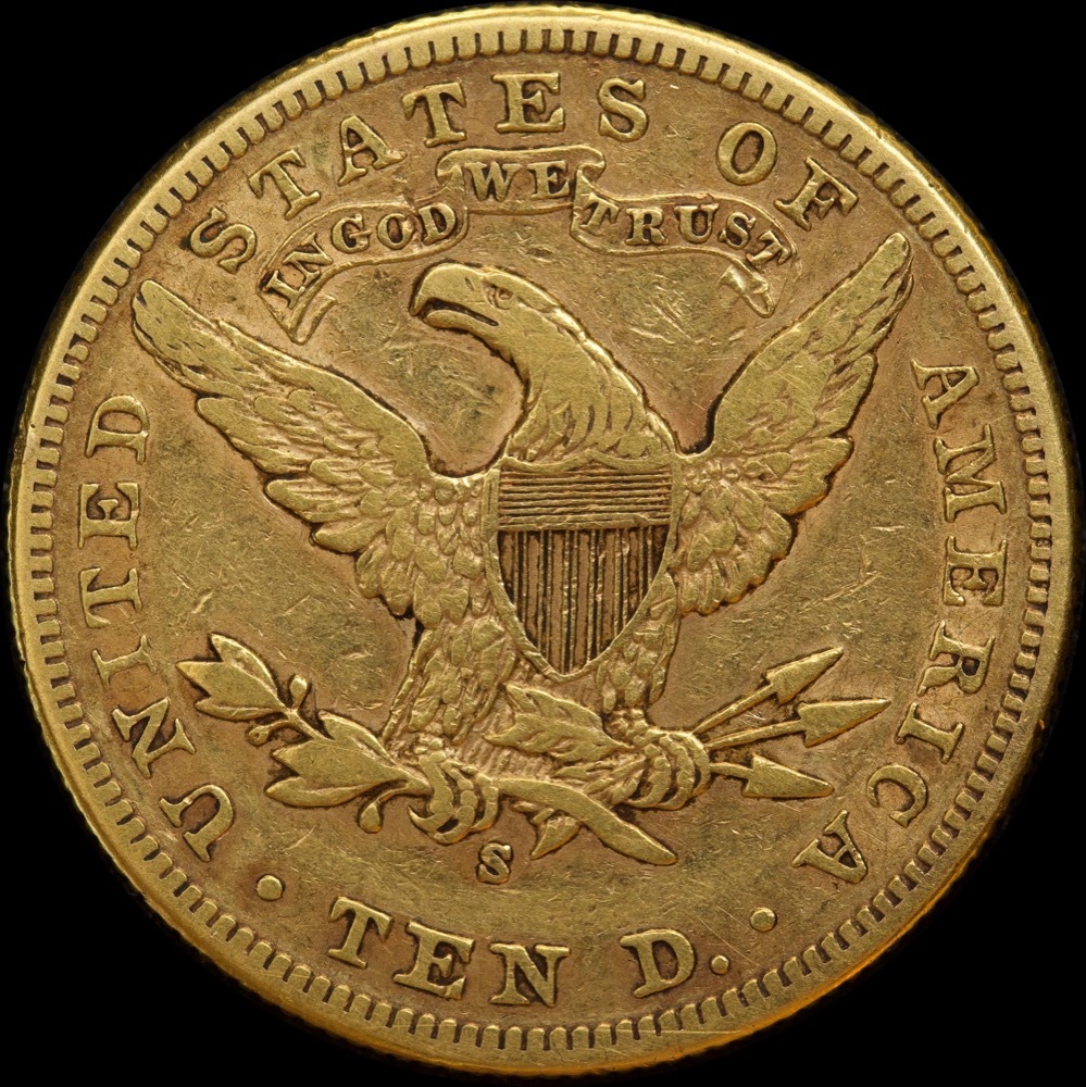 USA 1906-S Gold $10 Liberty Eagle good VF | Sterling & Currency