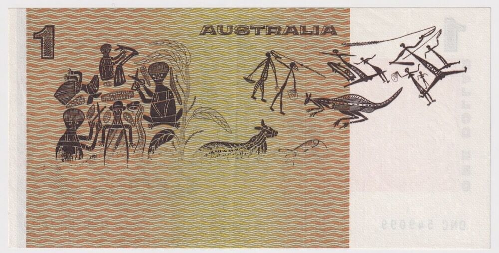 1982 $1 Note Johnston/Stone R78 Missing Intaglio Error good EF