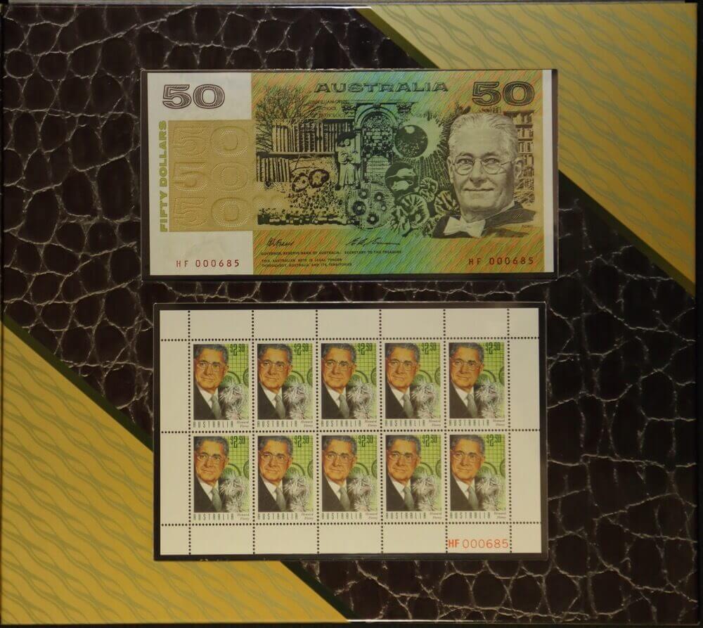 1995 Premium Note & Stamp Set (Fifty Dollar)