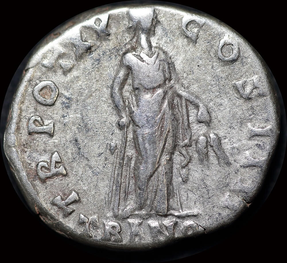 138-161AD Antoninus Pius Silver Denarius about EF | Sterling & Currency