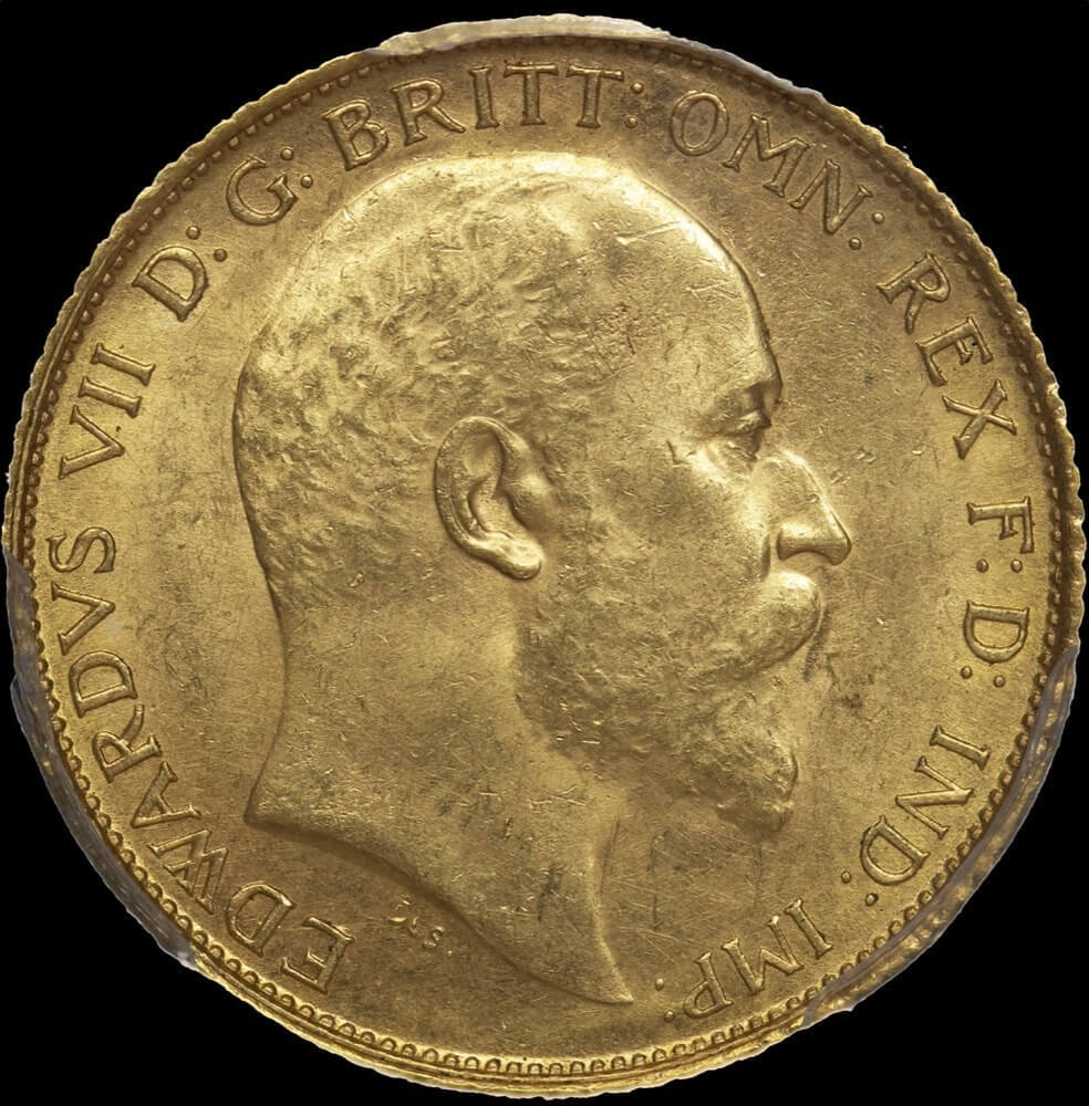 1902 Sydney Edward Vii Half Sovereign Pcgs Ms63 Sterling And Currency