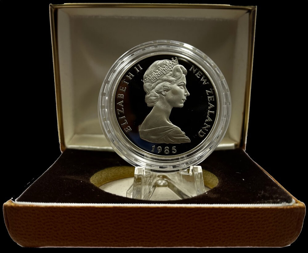 New Zealand 1985 One Dollar Silver Proof Coin | Sterling & Currency