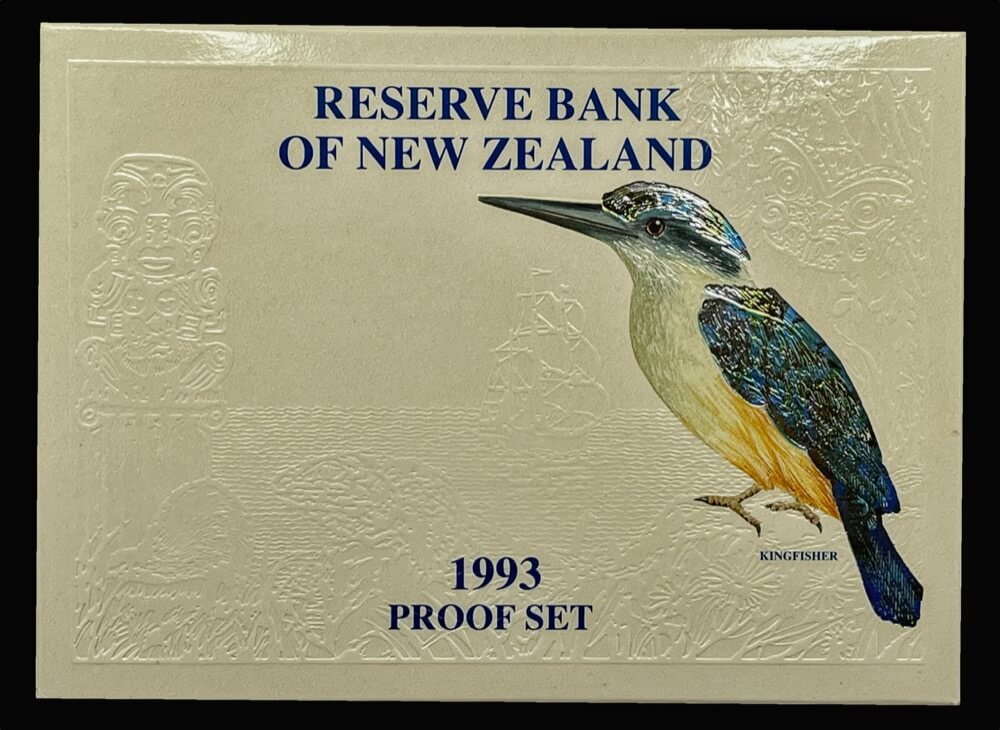 New Zealand 1993 Proof Coin Set - Kingfisher product image
