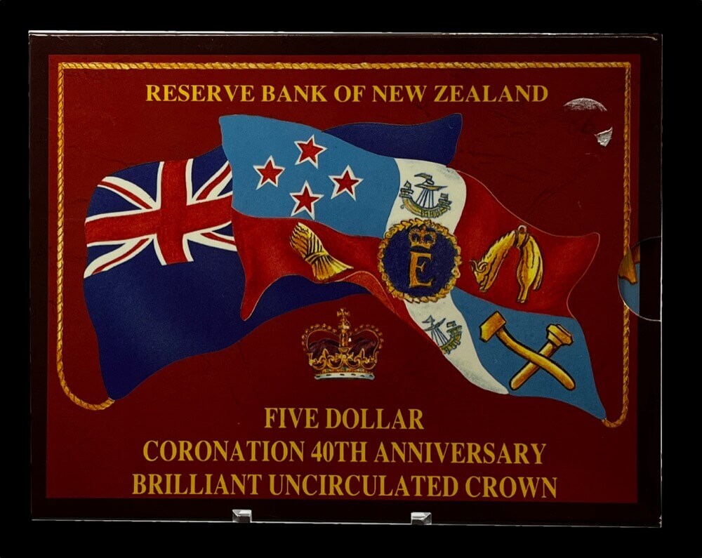 New Zealand 1993 Five Dollar Uncirculated Coin - Coronation product image