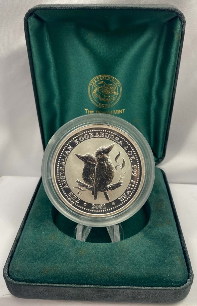 2001 Silver 2oz Unc Coin Kookaburra product image