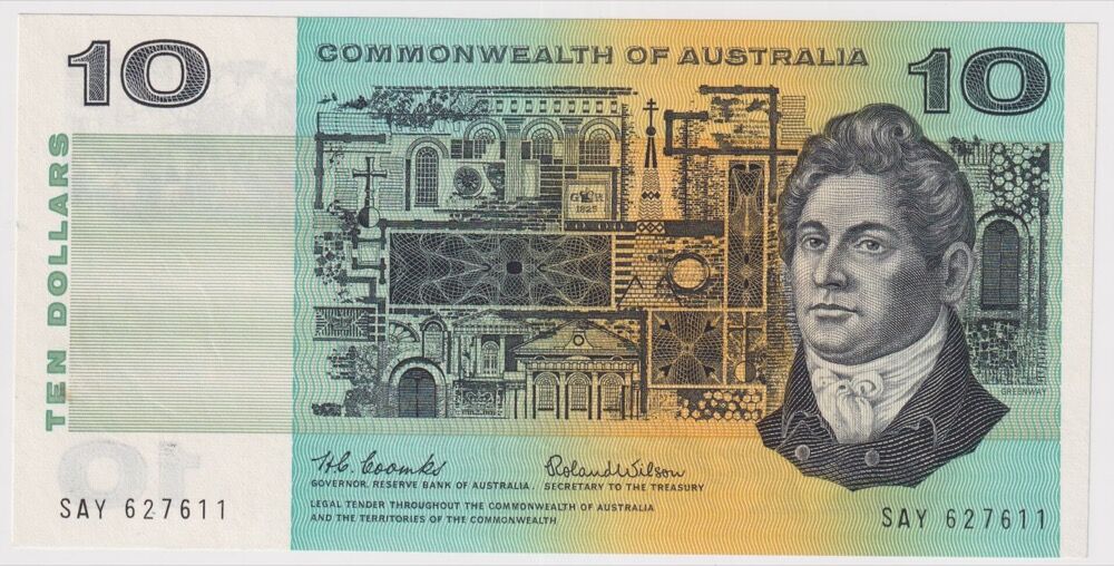 1966 $10 Note Coombs/Wilson R301 Uncirculated product image