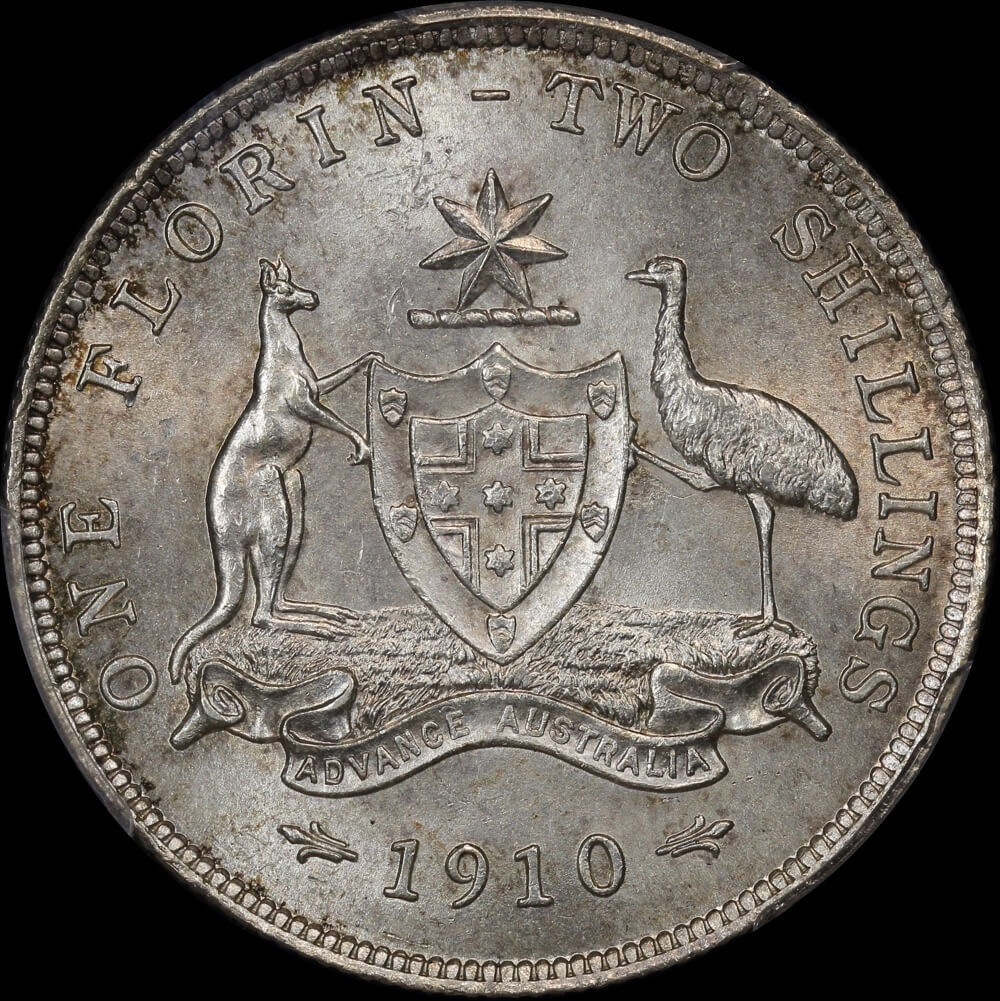 1910 Florin Choice Unc (PCGS MS64) product image