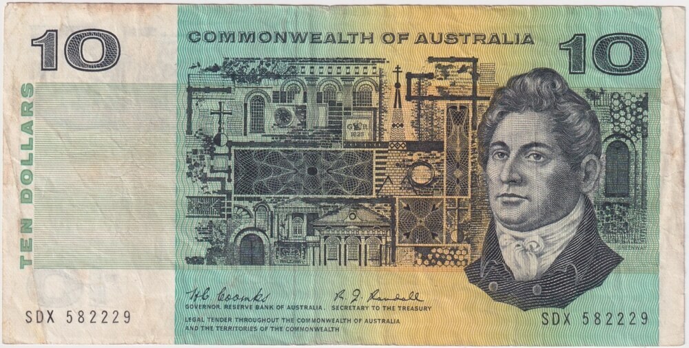 1967 $10 Note Coombs/Randall R302 Very Fine product image