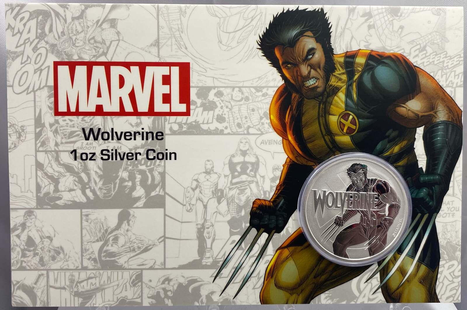 Tuvalu 2021 1oz Silver Uncirculated Coin - Wolverine product image