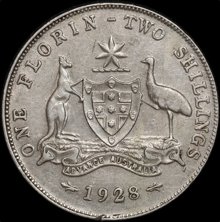 1928 Florin good VF product image