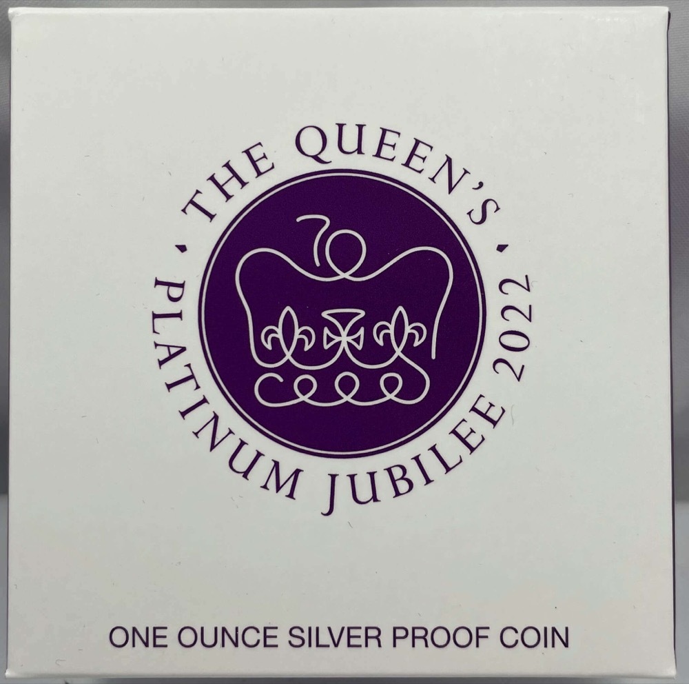 Tokelau 2022 1oz Silver Proof Coin - Queen Elizabeth II Platinum Jubilee product image
