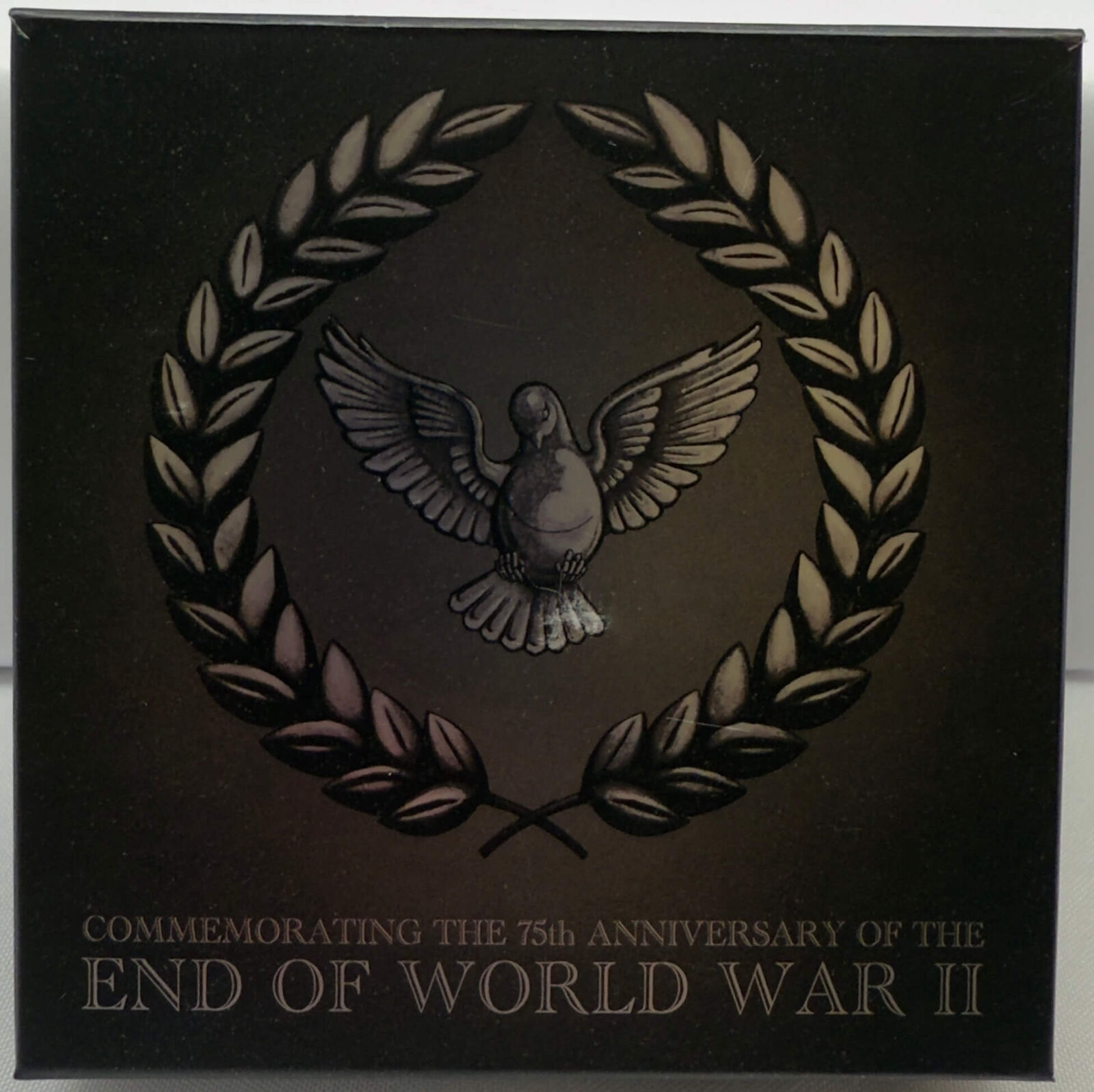 2020 2oz Antiqued Silver Coin - 75th Anniversary of The End of WWII product image