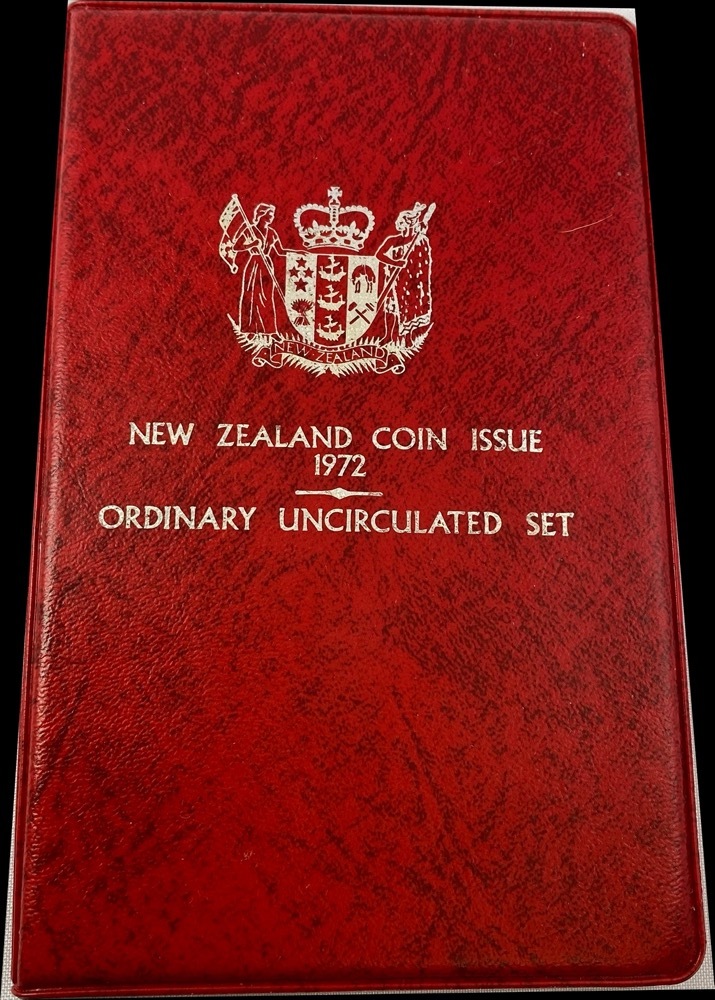New Zealand 1972 Uncirculated Mint Coin Set  product image