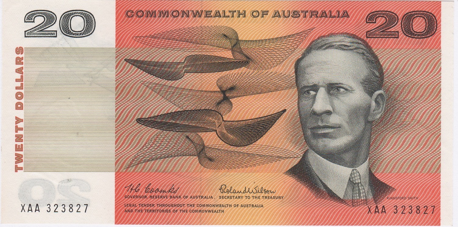 1966 $20 Note XAA First Prefix Coombs/Wilson R401F Uncirculated product image