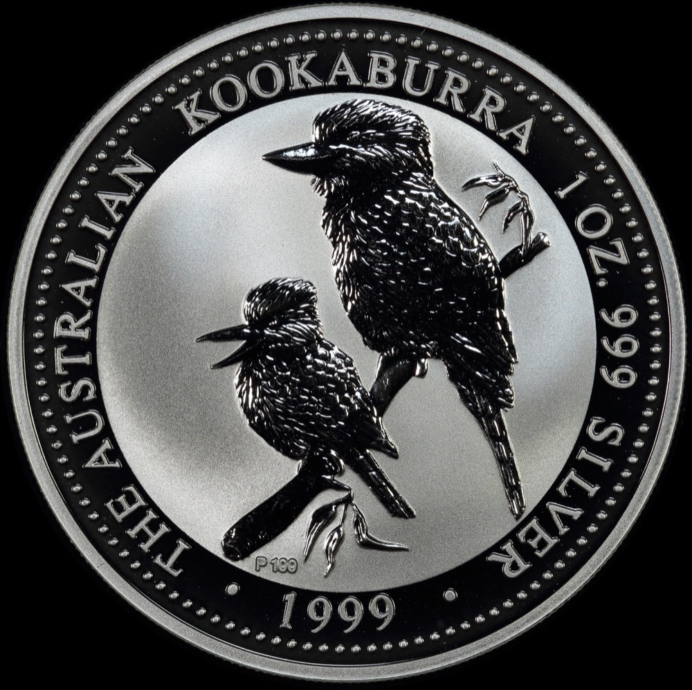 1999 Silver One Ounce Unc Kookaburra Coin product image