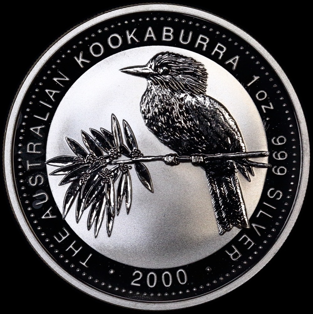 2000 Silver One Ounce Unc Kookaburra Coin product image