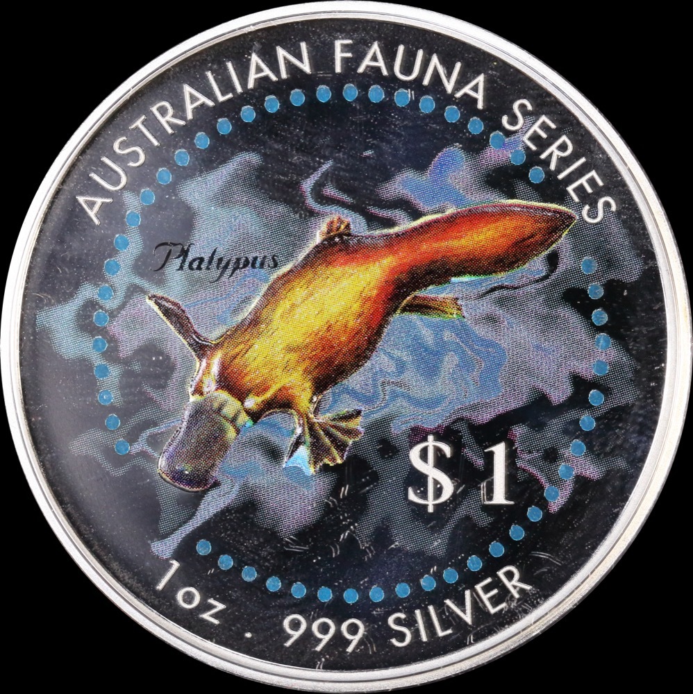 Cook Islands 1998 Silver 5 Coin Set Australian Fauna Threatened Species product image