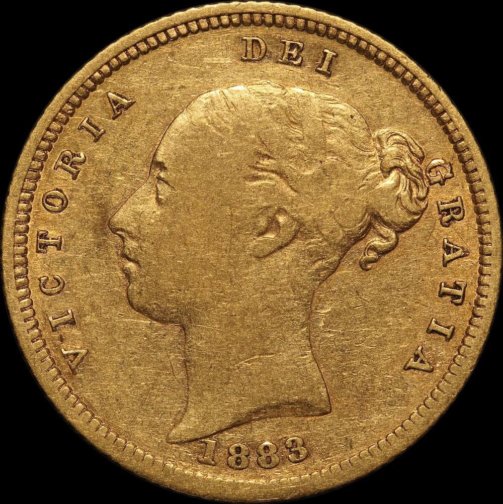 1883 Sydney Young Head Half Sovereign good Fine product image