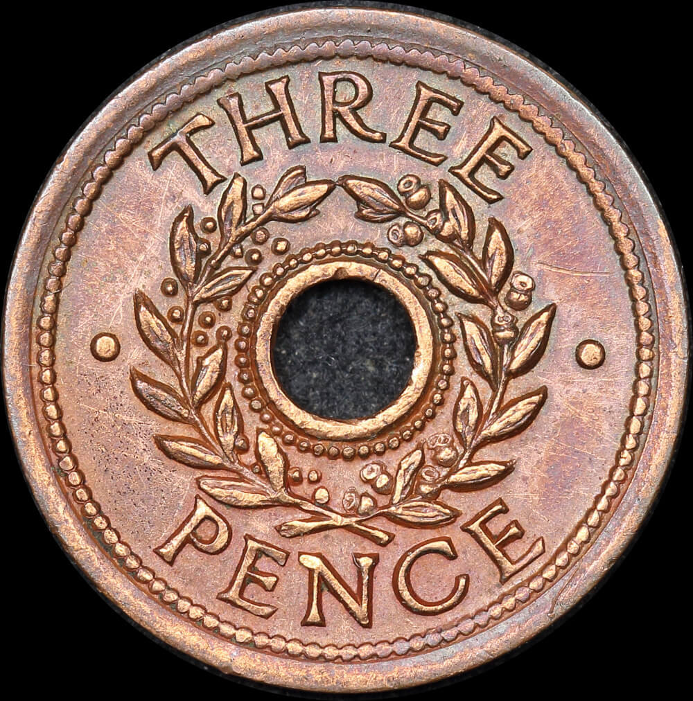 1942 Threepence Internment Token good EF product image