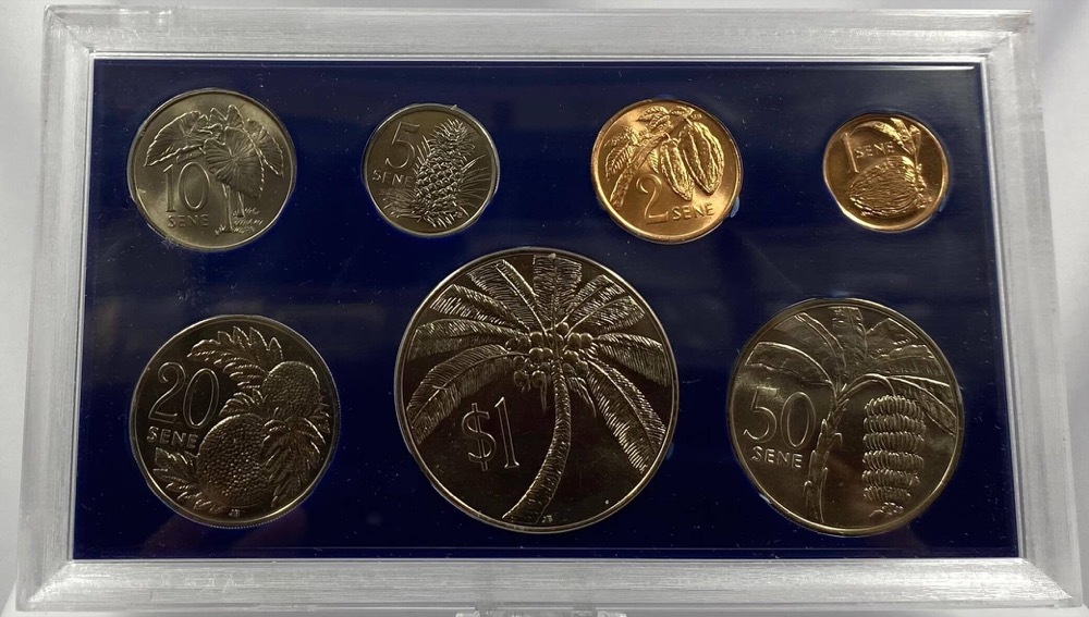 Western Samoa 1974 Silver 7 Coin Specimen Set product image