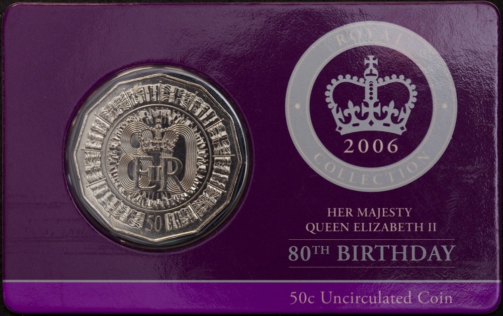 2006 50 Cent on Card - Queen's 80th Birthday product image