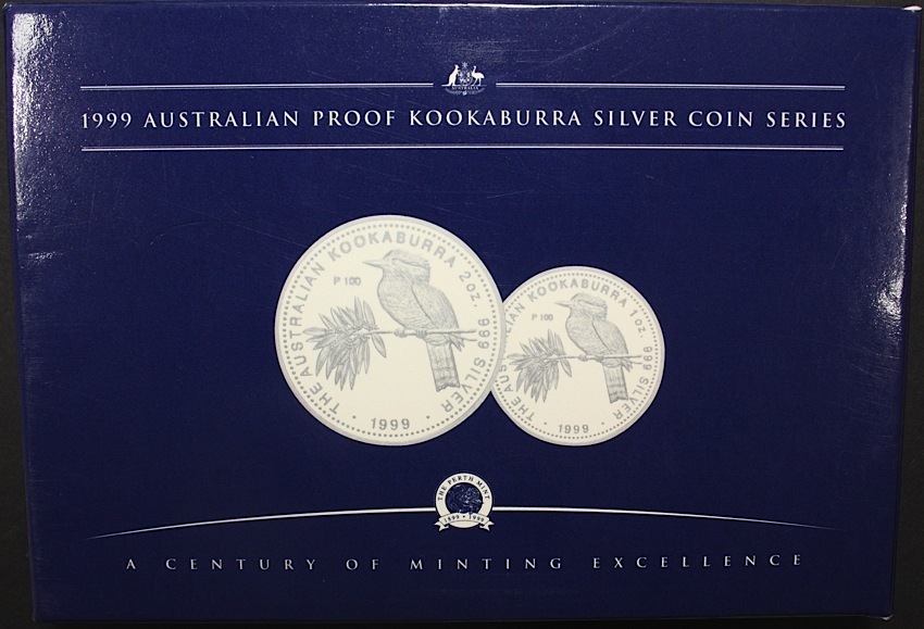 1999 Silver Kookaburra Two Coin Proof Set product image