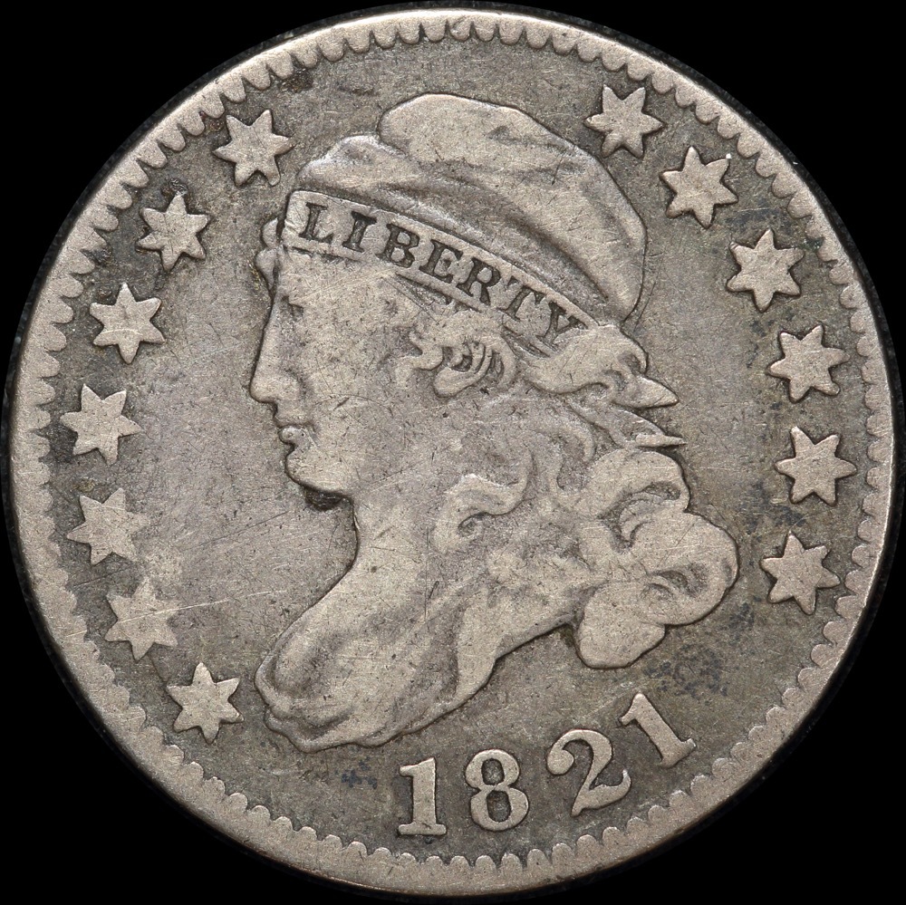 United States 1821 Silver Dime - Capped Bust Very Fine product image