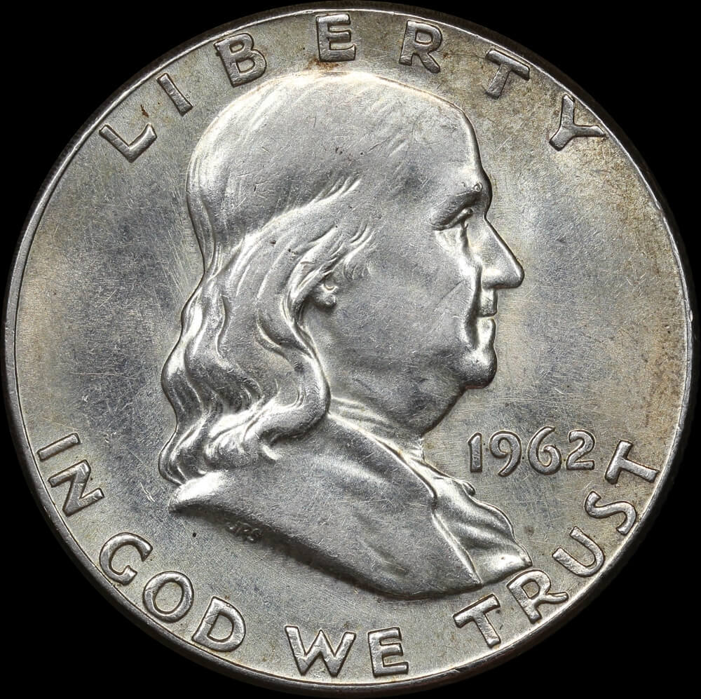 United States 1962 Silver Franklin Half Dollar Uncirculated product image