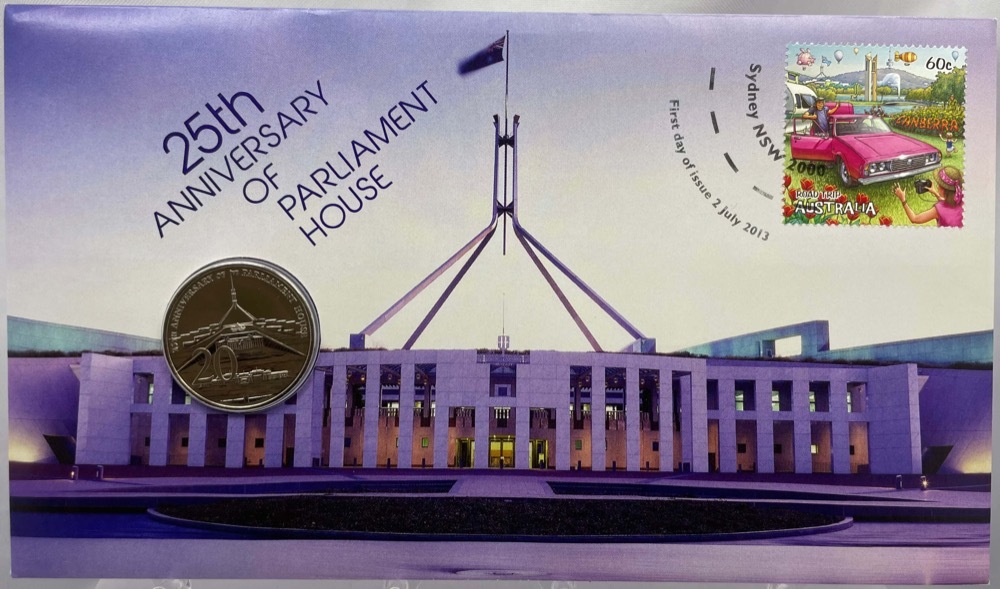 2013 20 Cent PNC 25th Anniversary of Parliament House product image