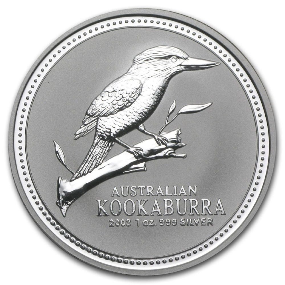 2003 Silver One Ounce Unc Coin Kookaburra product image