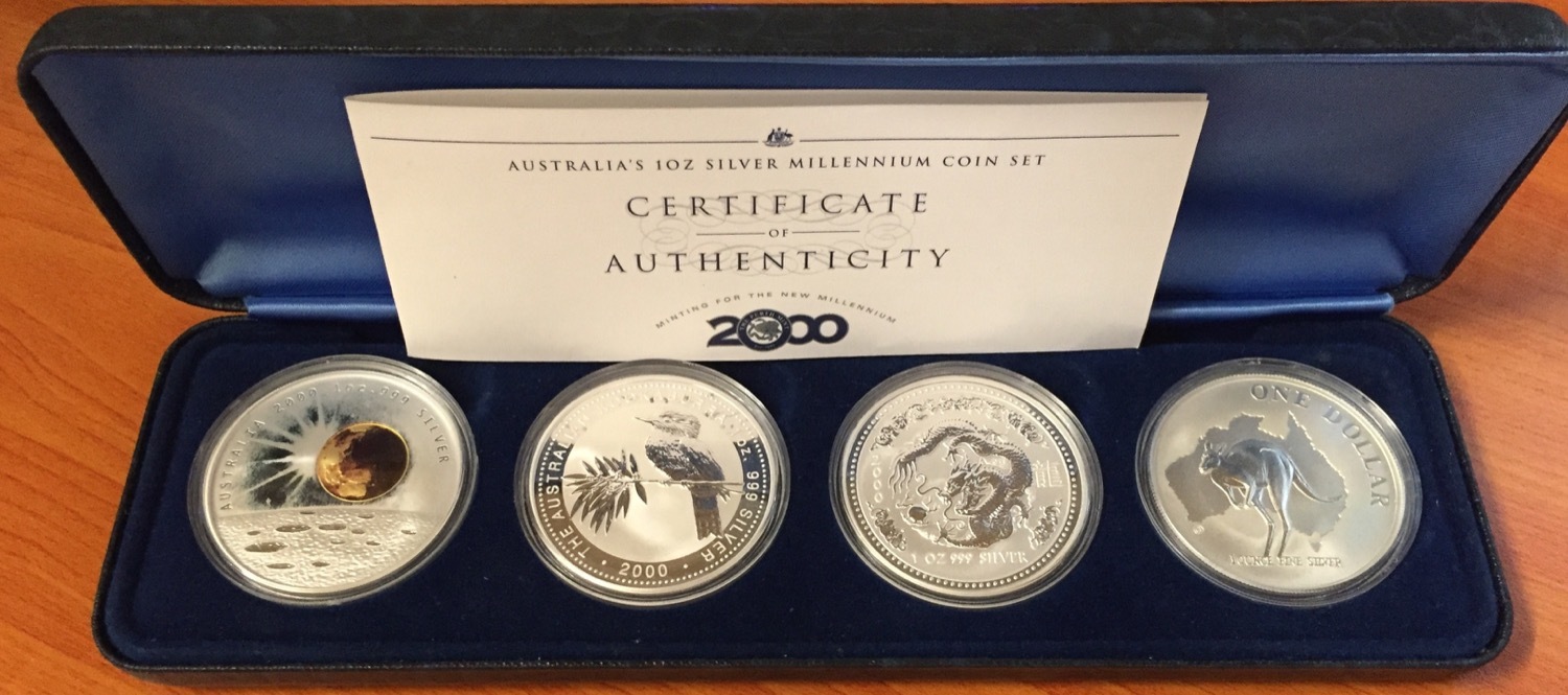 2000 Silver Four Coin Proof Set (4 * 1oz) Millennium product image
