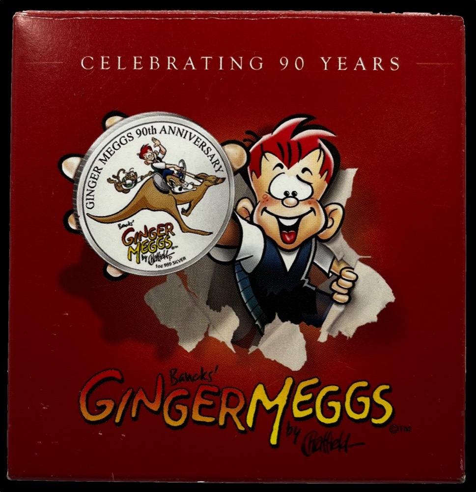 2011 Silver One Ounce Proof Coin Ginger Meggs 90th Anniversary Commemorative product image