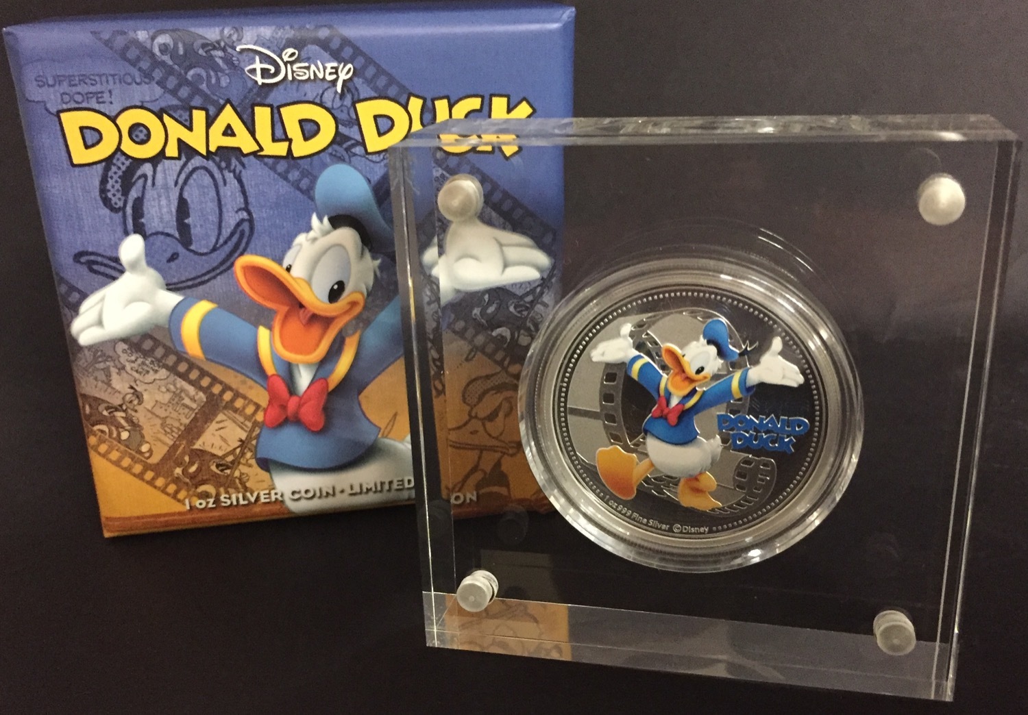 Niue 2014 Silver 1oz Proof Donald Duck product image