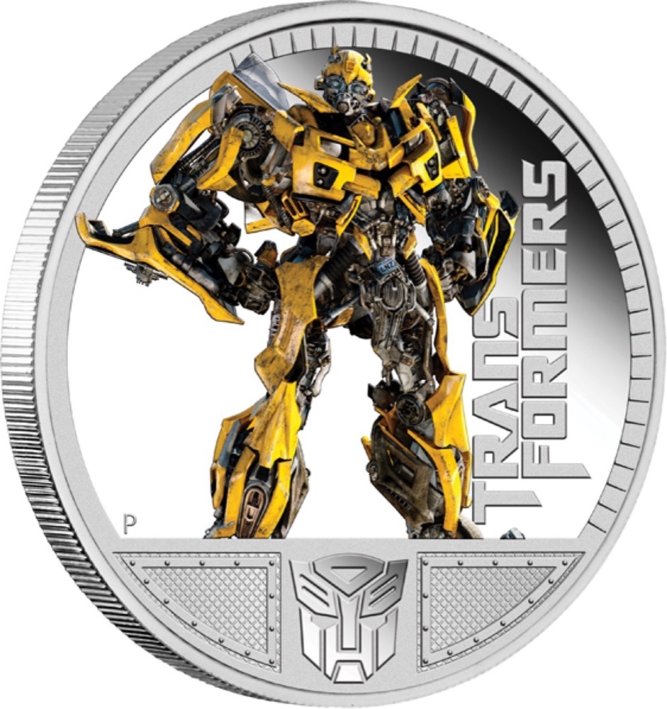 2011 Silver 1oz Proof Coin Transformers - Bumblebee product image