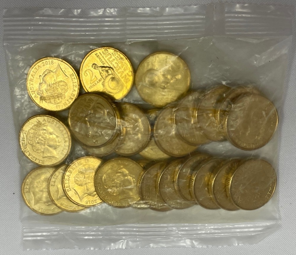 2018 $2 Security Bag of 25 Coins Invictus Games product image