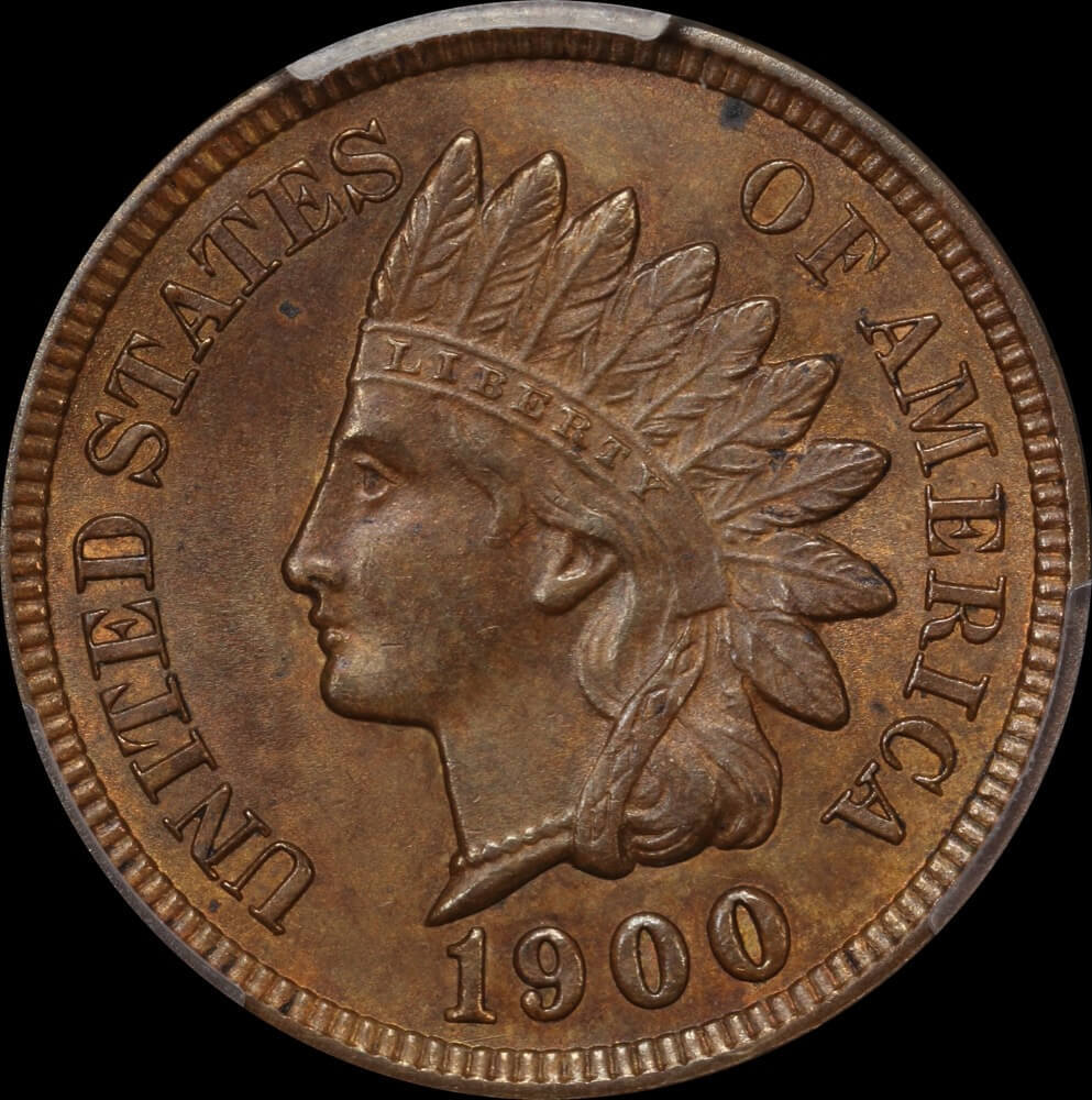 United States 1900 Indian Cent KM# 90a PCGS MS64BN product image