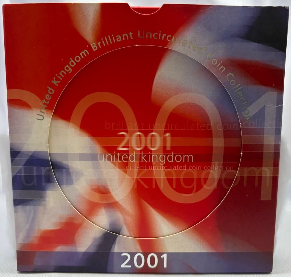 United Kingdom 2001 Brilliant Uncirculated 9 Coin Mint Set product image