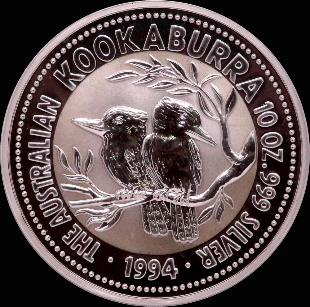 1994 Silver 10 Ounce Bullion Coin Kookaburra  product image