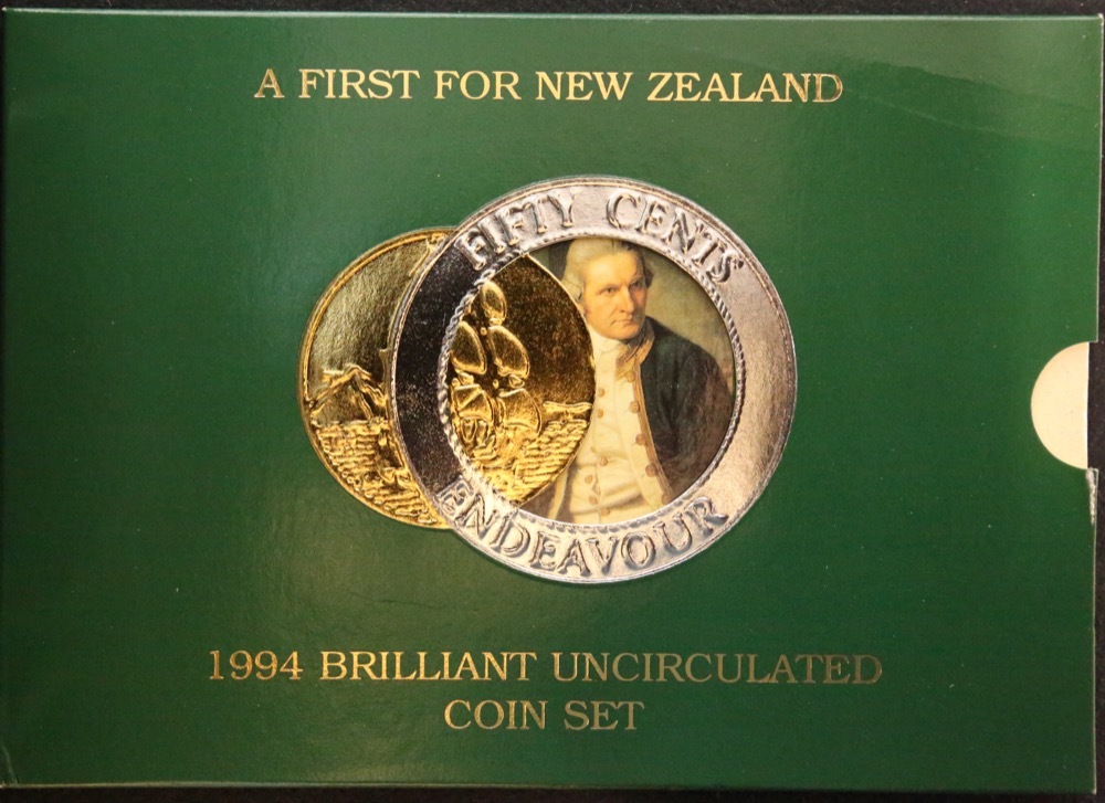 New Zealand 1994 Uncirculated Mint Coin Set KM#MS42 Bi-Metal product image