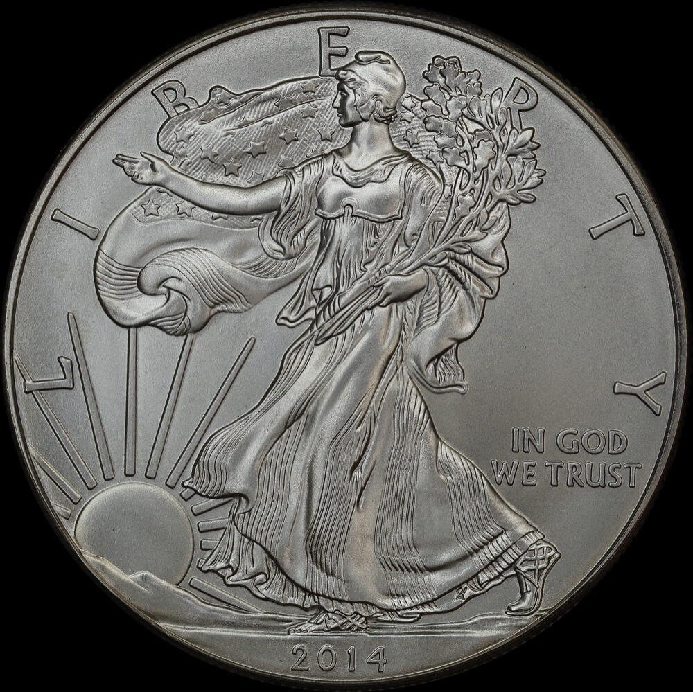 United States 2014 Silver Eagle 1oz Liberty Unc product image