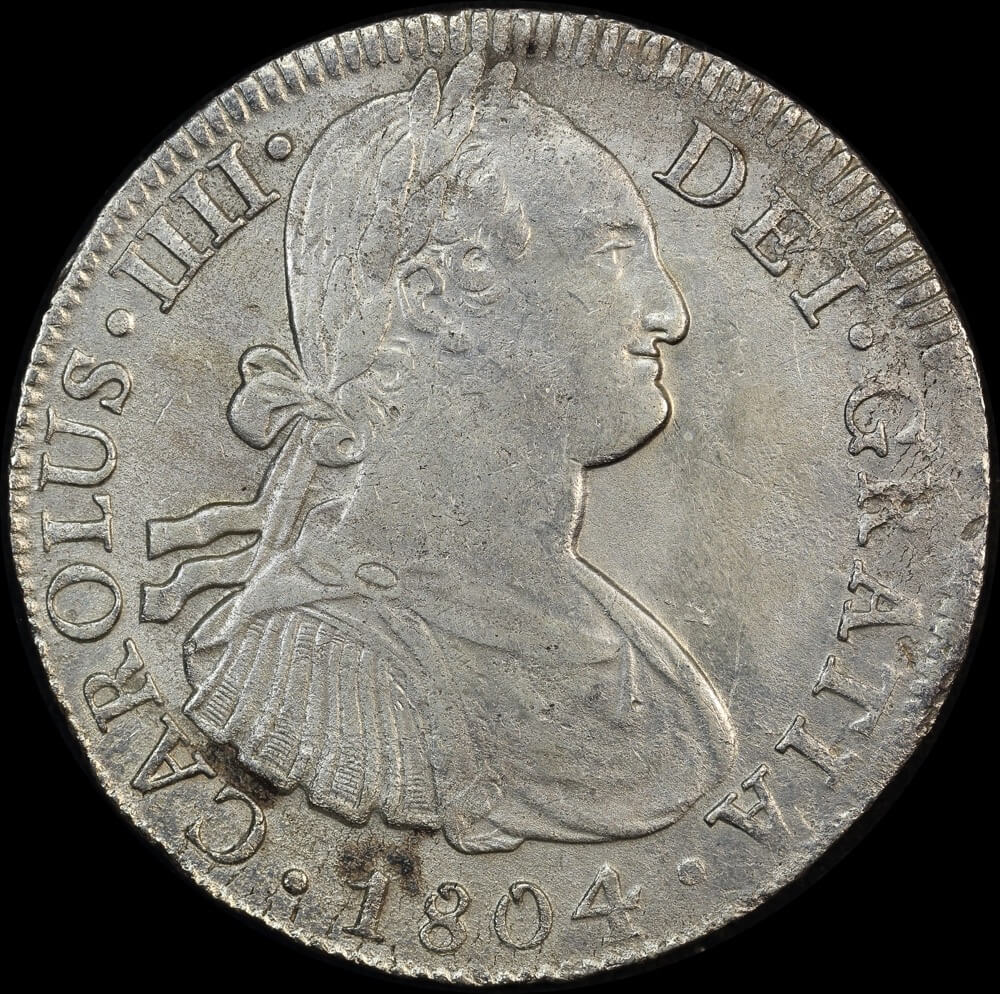 Mexico 1804 Silver 8 Reale KM# 109 good Fine product image