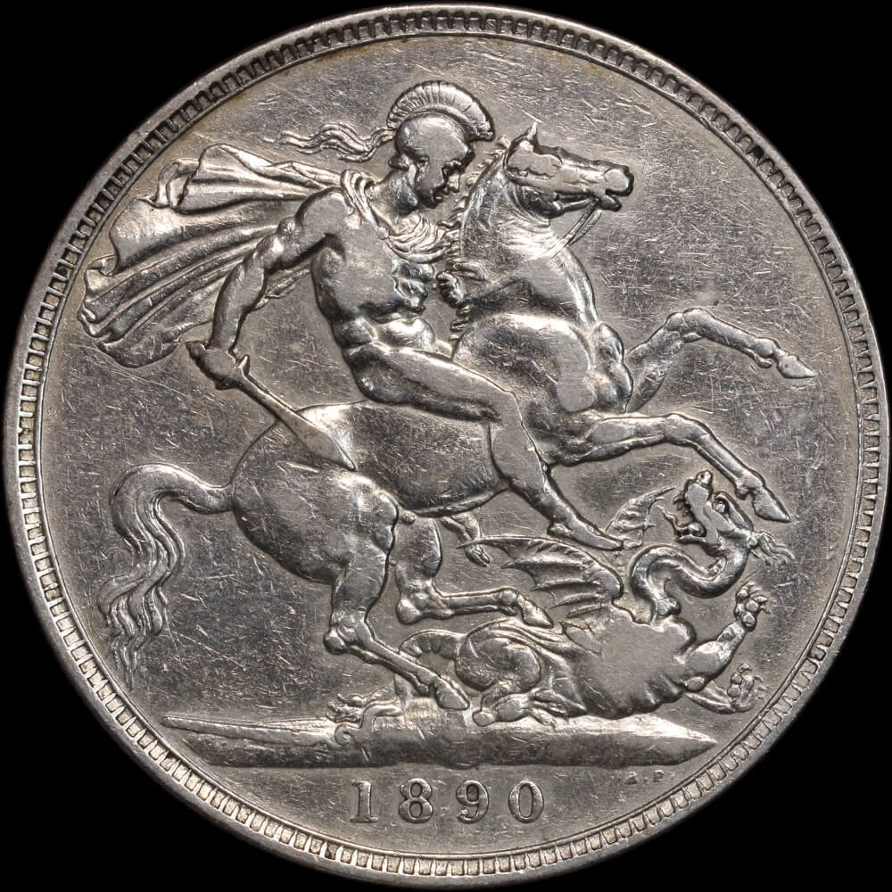 1890 Silver Crown Victoria S#3921 about VF product image