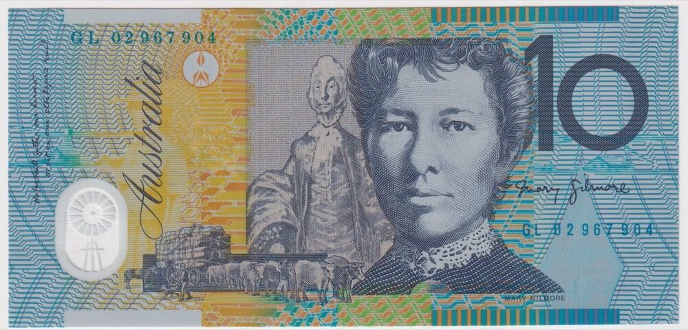 2002 $10 Note MacFarlane/Henry GL02 Last Prefix R320aL Uncirculated product image